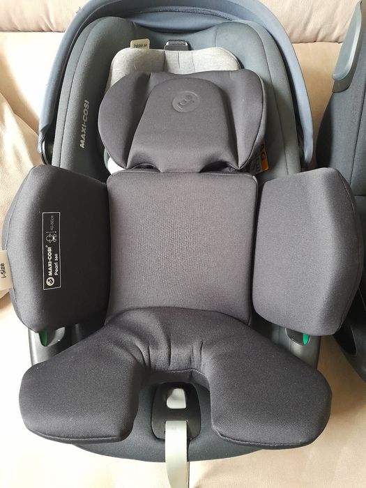 Ovo maxi cosi peblle 360° + cadeira pearl 360° + base isofix