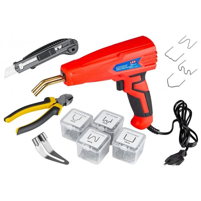 Набор для ремонта и пайки бамперов, пластиковых деталей LEX LXPBW100-B