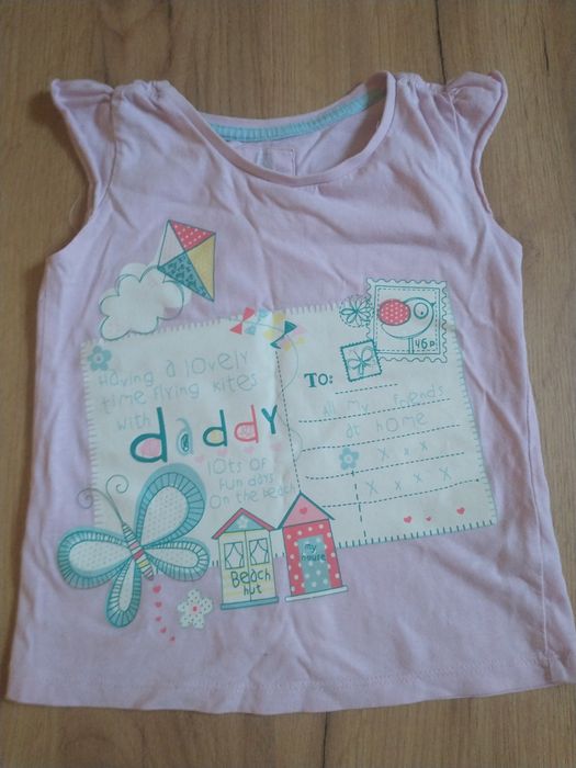 Koszulka bluzka t-shirt dla dziewczynki rozm 92/98