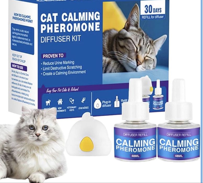 набір дифузора з феромонами для заспокоєння котів