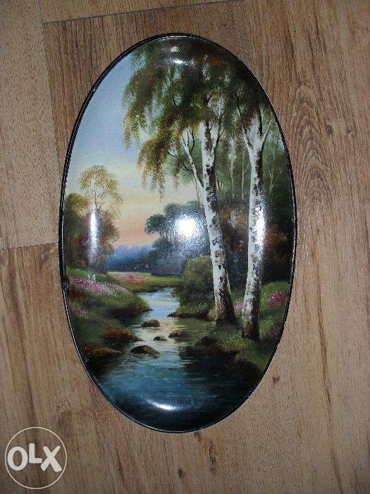 Talerz ozdobny porcelanowy