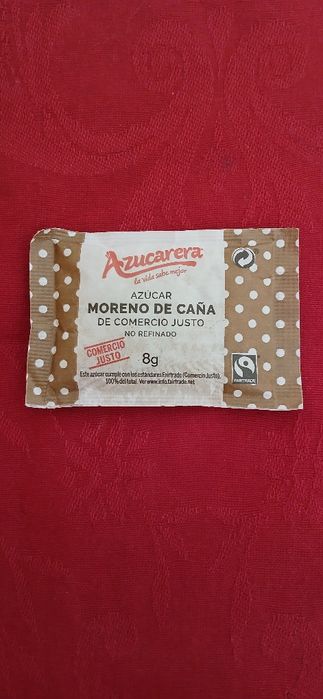 Pacote de açúcar, espanhol