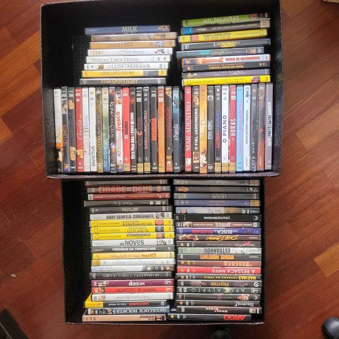 Lote 85 DVDs Filmes Séries Documentários Música - MELHOR OFERTA