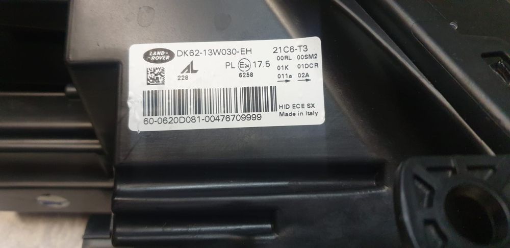 Farol Range Rover Sport