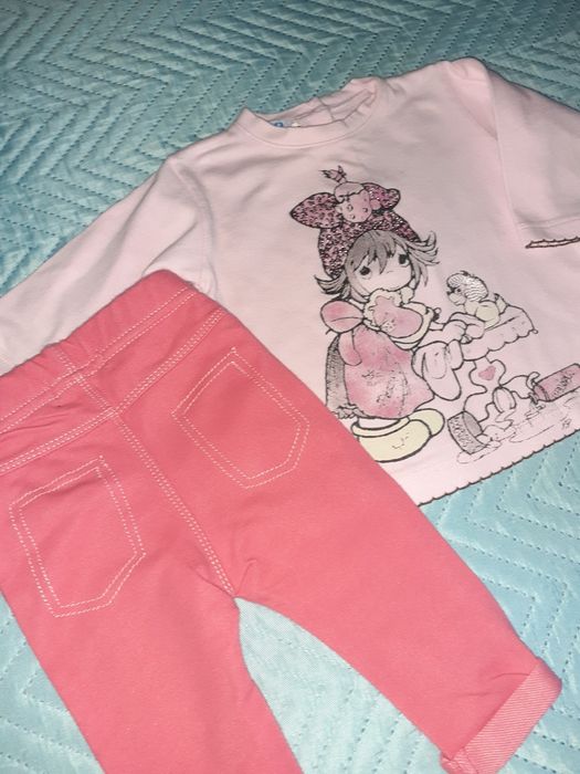 Conjunto Sweat + Legins menina 3meses
