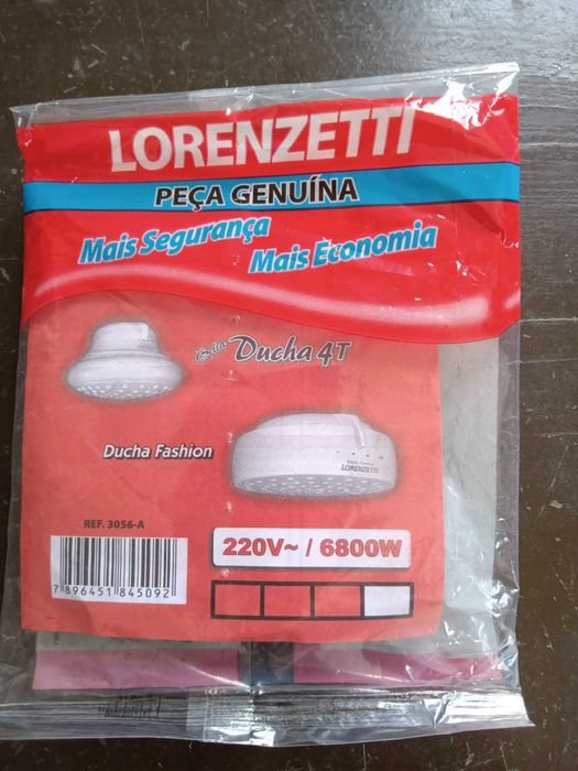 Chuveiro Elétrico Novo Lorenzetti + acessórios
