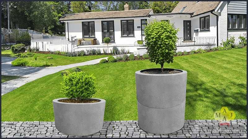 Donica betonowa okrągła nowoczesna Dostawa cała Polska