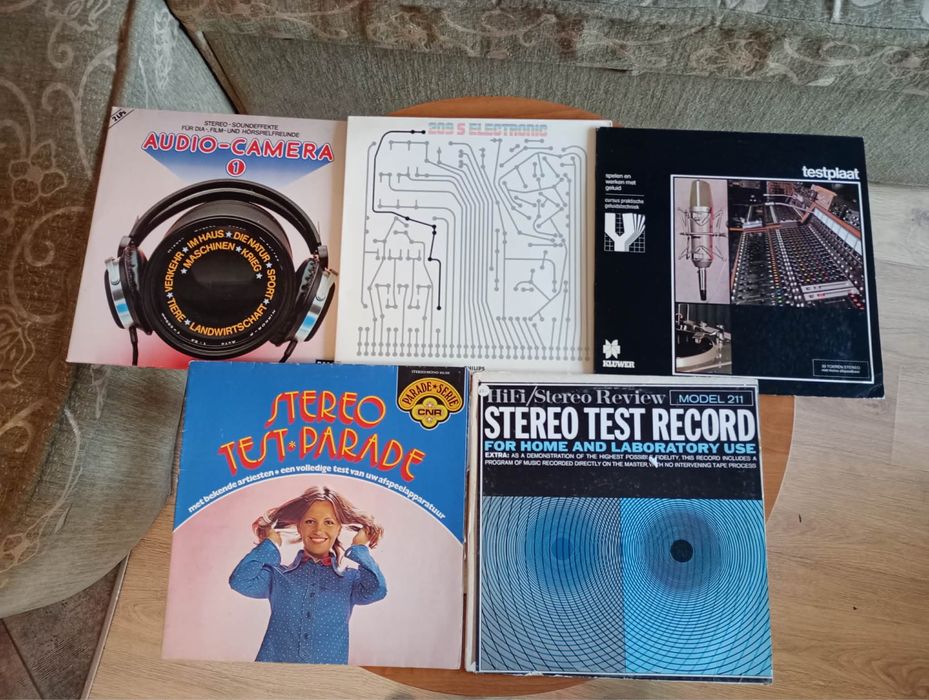 Plyty winylowe testowe sprawne