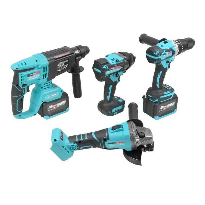 Набір акумуляторних інструментів Grand УШМ шурік гайковерт перфоратор