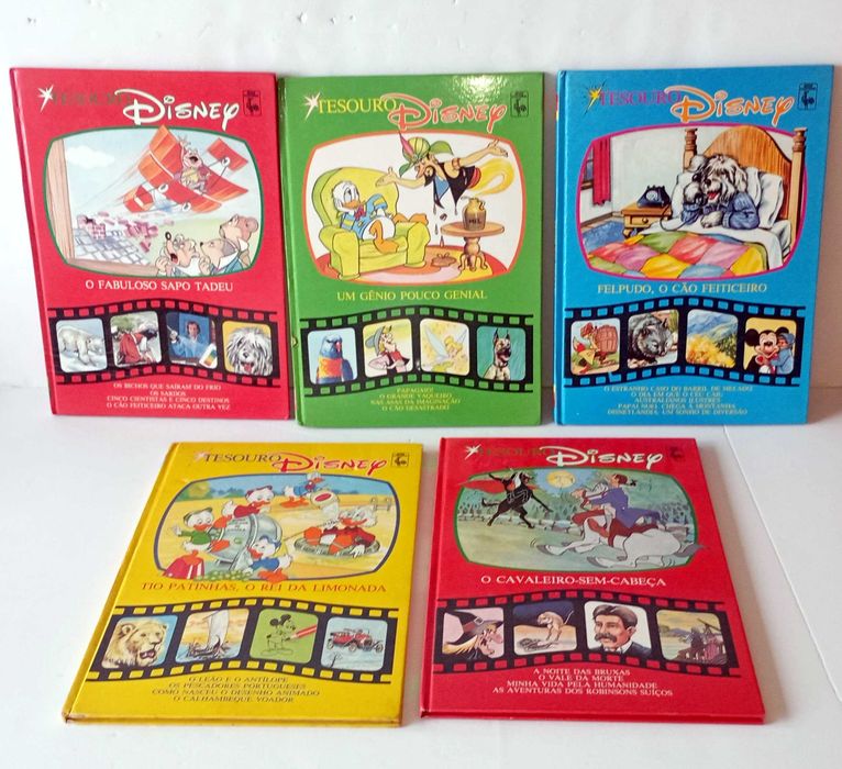 Livros da Coleção - Tesouro Disney