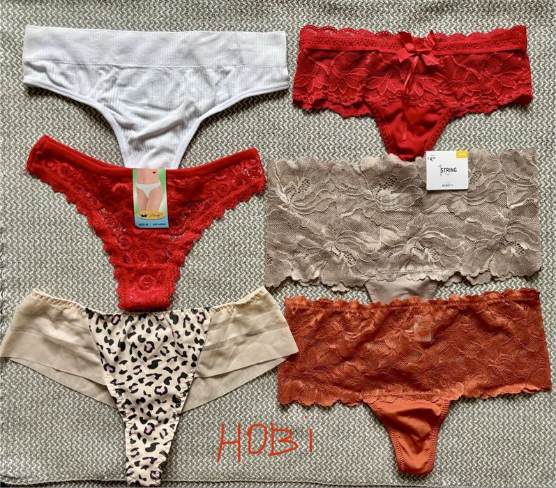 Трусики Стрінги бікіні танги труси XS/S жіночі мереживо бразиліани топ