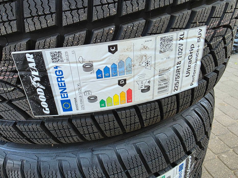 GOODYEAR ultragrip performance+ SUV 225/55r18 komplet nowe opony zimowe