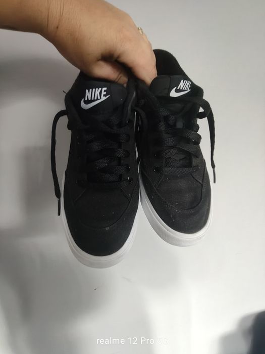 Trampki Nike czarno białe
