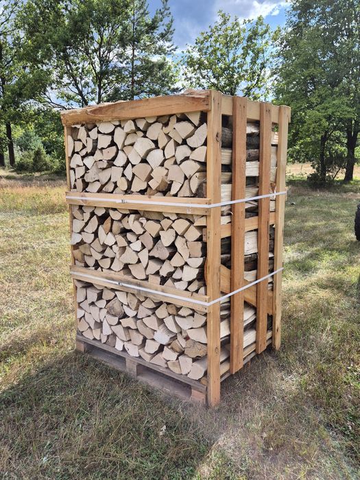 Drewno kominkowe grab dąb brzoza sezonowane  suche