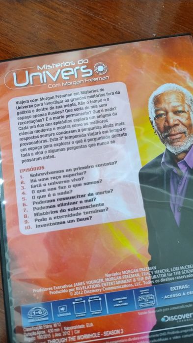 Mistérios do umiverso morgan freeman dvd