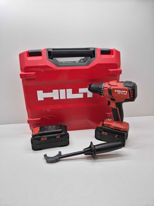 Gwarancja od 2026 Wkrętarko-wiertarka  Hilti SF 6-22 + Aku 5.2Ah i 9.0 Ah