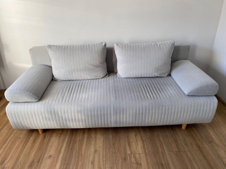 zoja sofa rozkładana jasnoszara