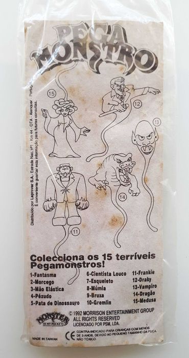 Emblemático e Raro ~ "PEGA MONSTRO" ~ Brinde Matutano ~ 1990´s ~ #4