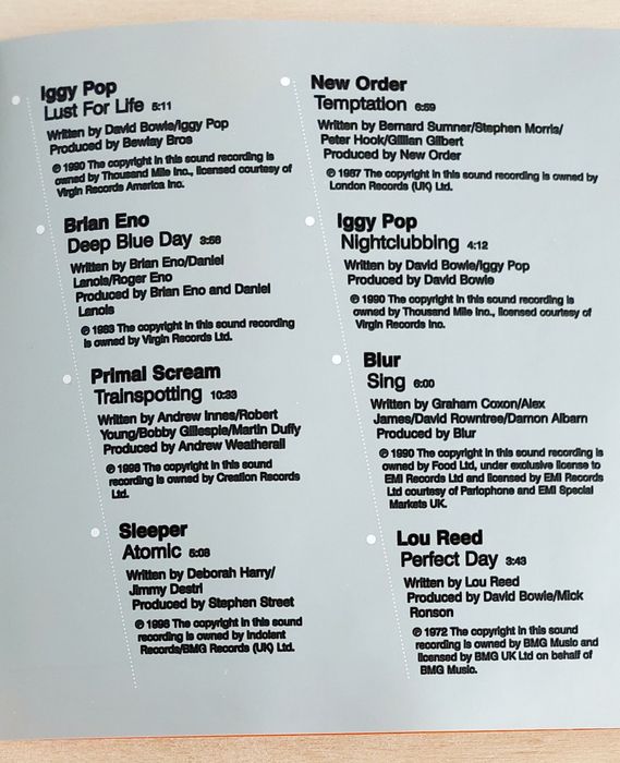 CD Music from Trainspotting