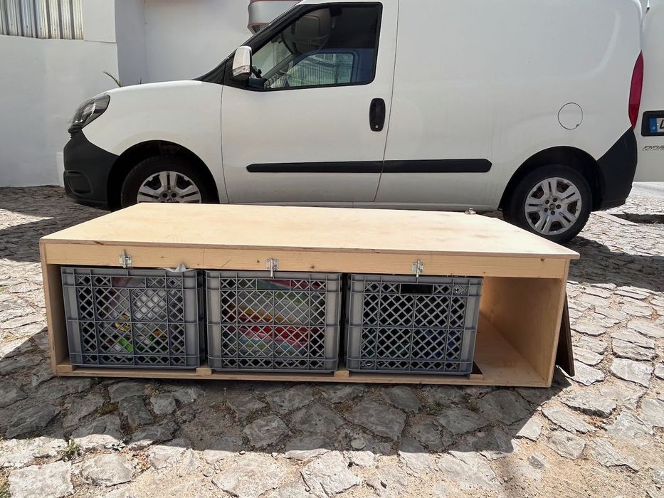 Módulo Cama + Arrumação para Fiat Doblò (feito à medida)
