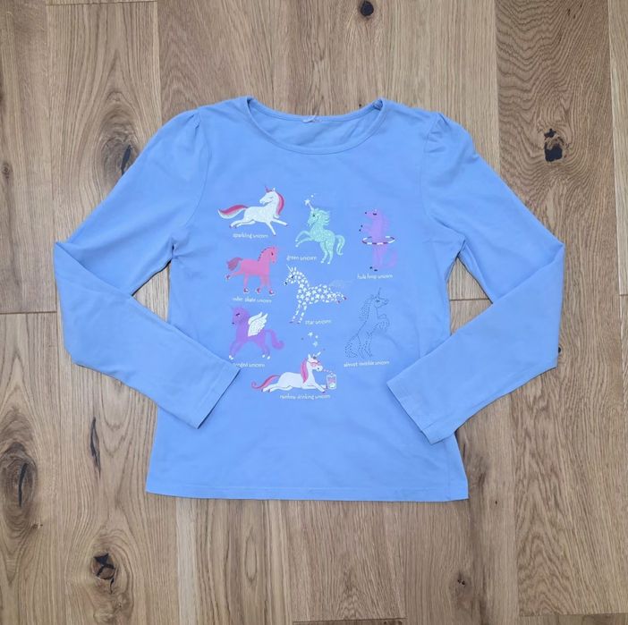 Bluzka z dlugim rekawem r. 134/140