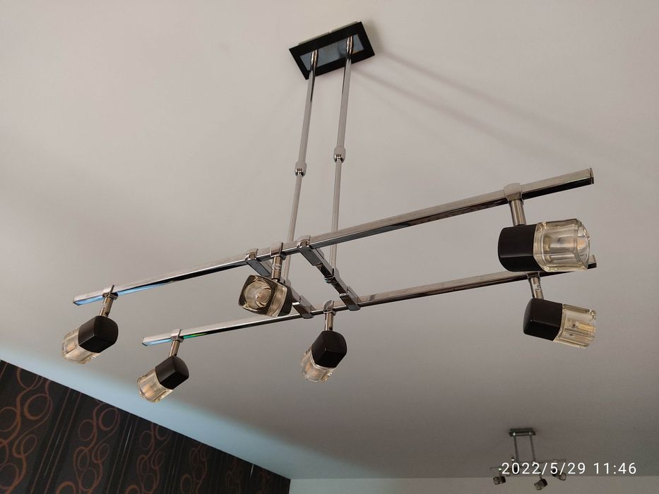 Conjunto quatro candeeiros para lâmpadas G9