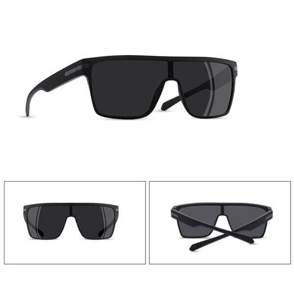 Okulary przeciwsłoneczne shield Sinsay black