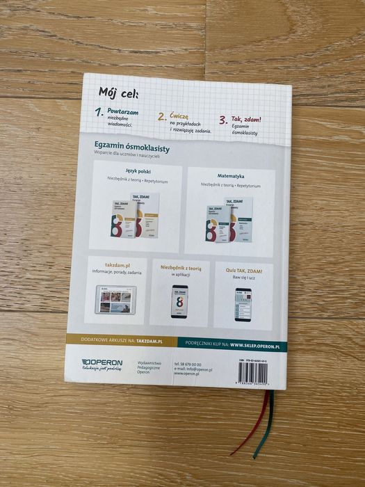 Tak, zdam! Egzamin ósmoklasisty j. polski Operon