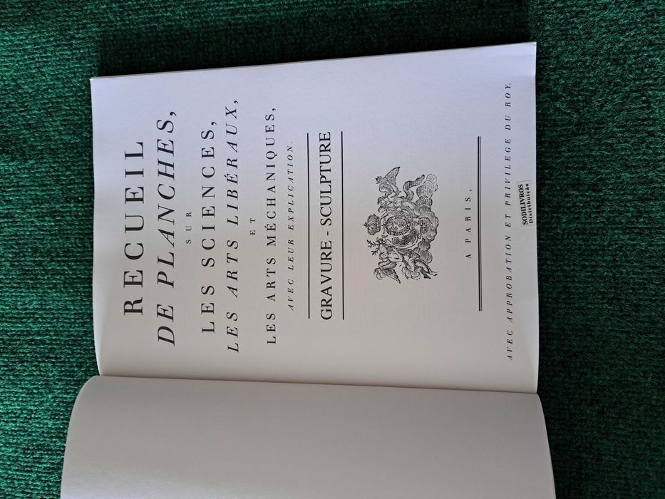 L'Encyclopedie Diderot Et D'Alembert - Gravure Et Sculpture
