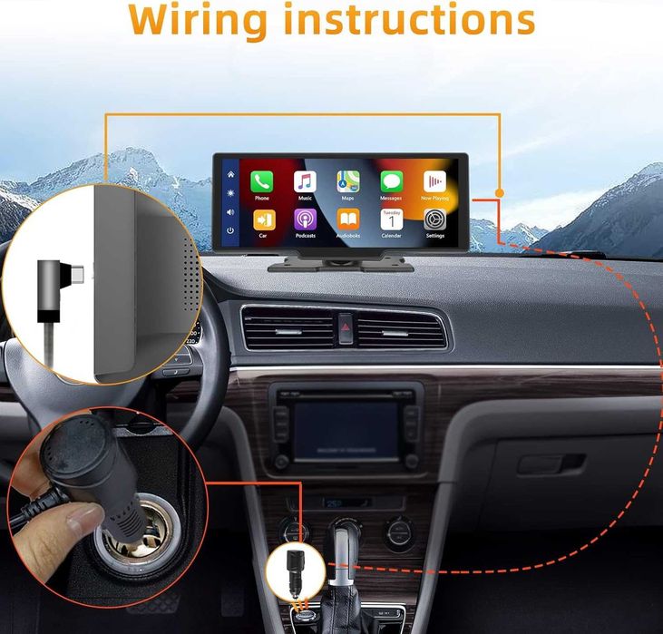 Radio samochodowe Apple Carplay Android 9,3-cala ekran dotykowym IPS