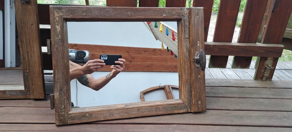Lustra z duszą rękodzieło ze starych ram okiennych Loft Vintage Retro