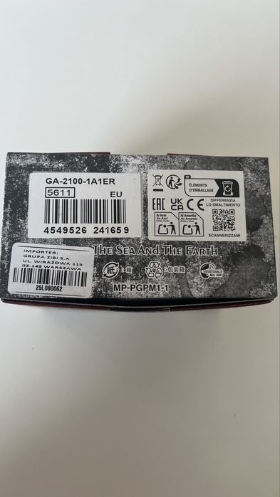 NOWY Zegarek Casio GA-2100-1A1ER OKAZJA