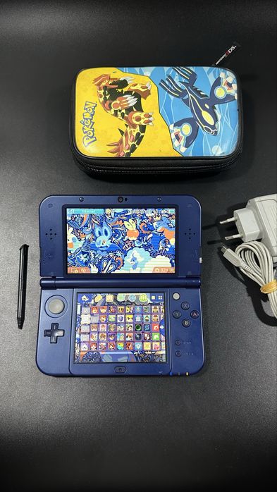 New 3DS XL Azul Metálico (Top IPS, 128Gb)