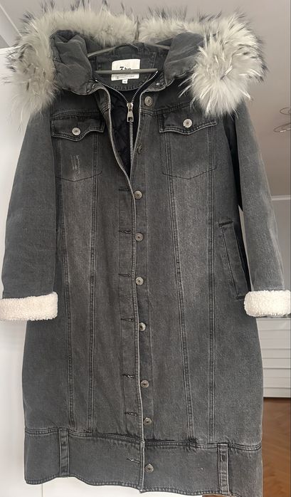 Жіночий зимовий пуховик, натуральний пух, р.36