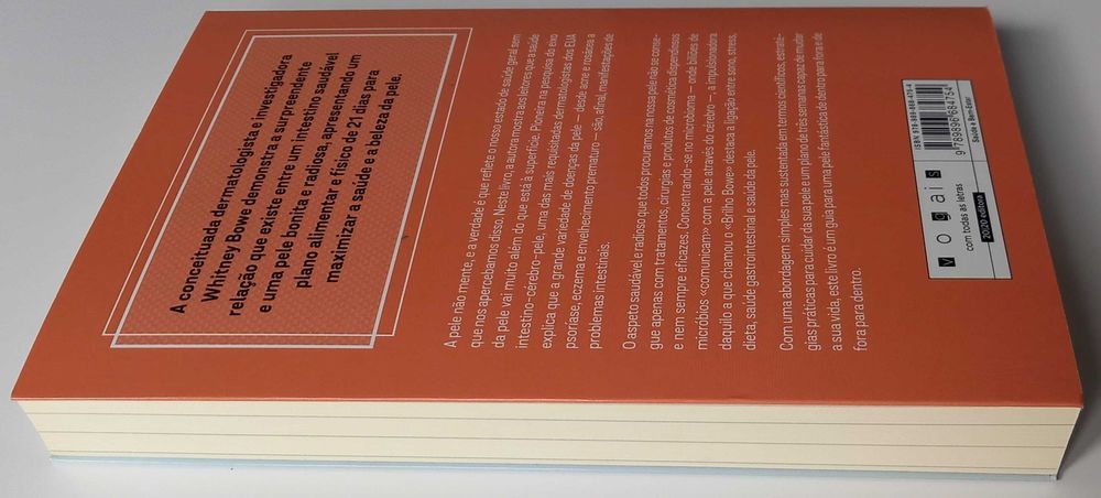 Livro Cuidar da Pele de Dentro para Fora de Whitney Bowe [Portes Inc]