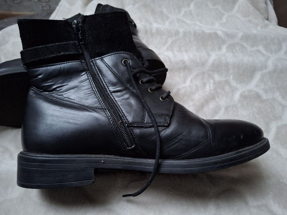 Buty skórzane damskie 41