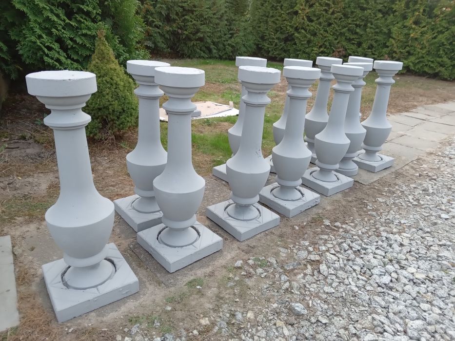 Słupki ozdobne taras ogród