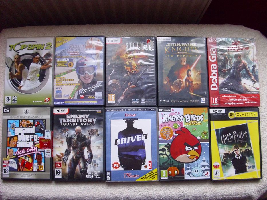 Gry PC - Gothic, Sims, Harry Potter, Władca Pierścieni