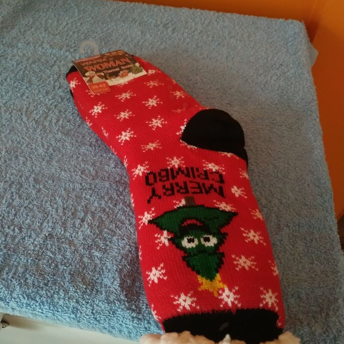 Skarpety antypoślizgowe, kapcie.