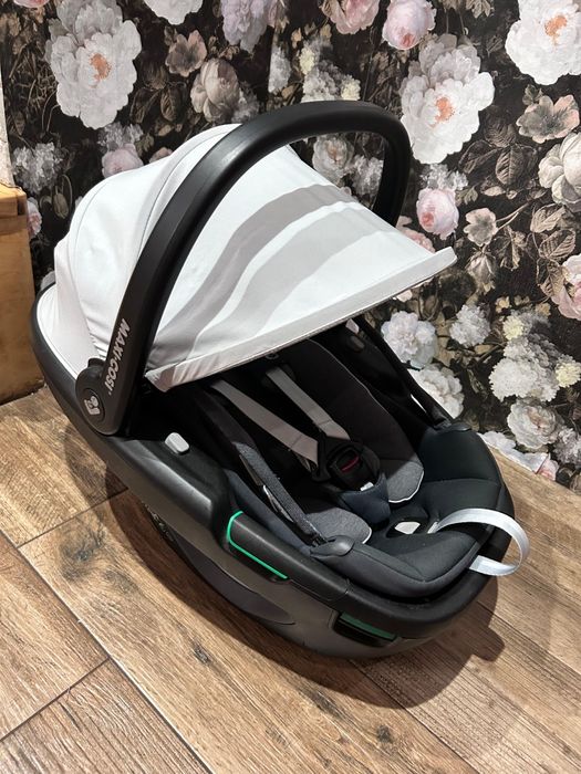 Fotelik Nosidło Maxi Cosi Coral +  nosidełko baza360+ wózek Maxi Cosi