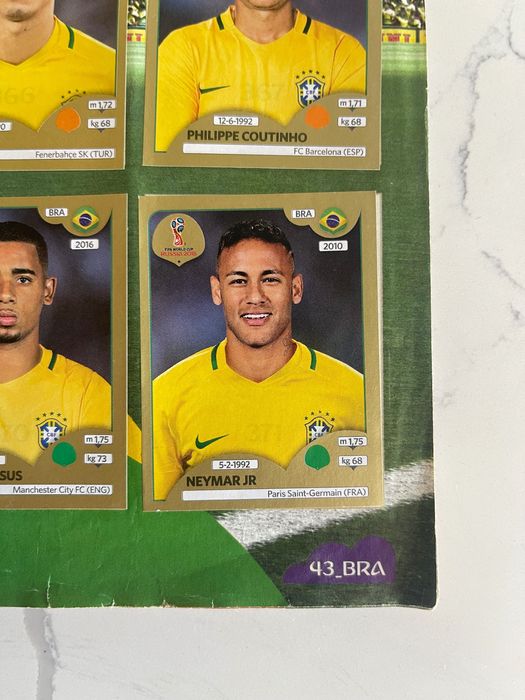 Álbum Panini Mundial 2018 Gold Edition Suíça Quase Completo - Edição Rara