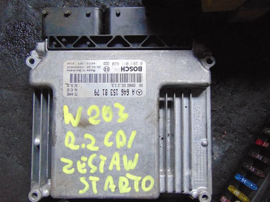 Zestaw startowy mercedes w203 2,2