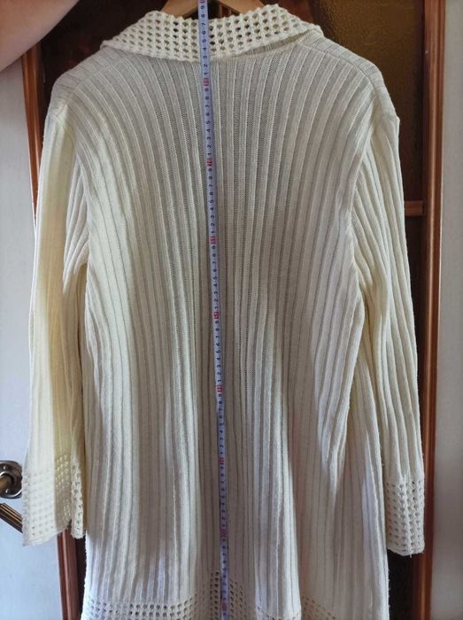 sweter damski długi
