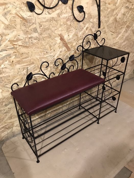 Банкетка с полками для обуви, пуф,диван,полка,обувница,етажерка