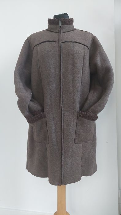 płaszcz, kożuch damski Marks&Spencer r.40