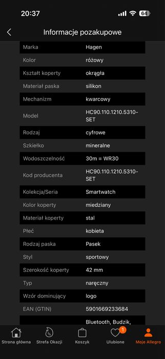 Smart watch Hagen HC 90