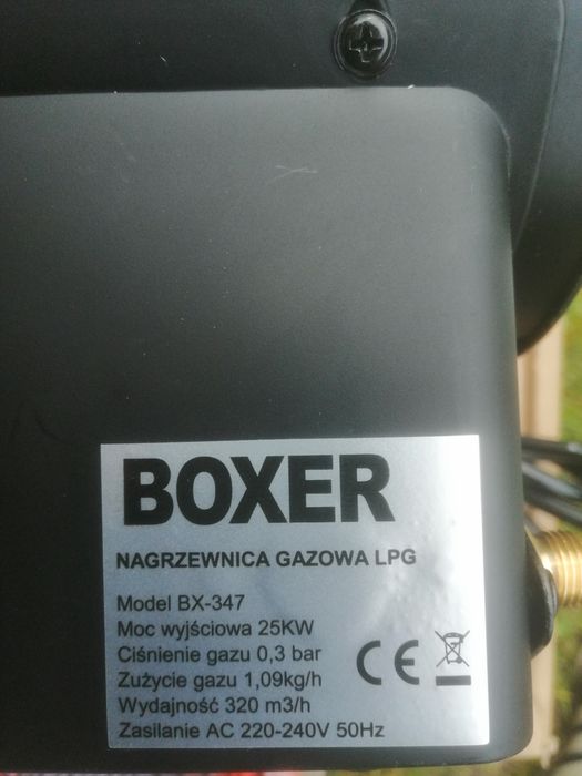 Nagrzewnica gazowa 25kW z termostatem