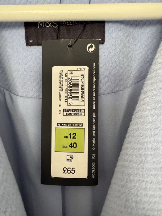 Casaco de Mark&Spencer NOVO