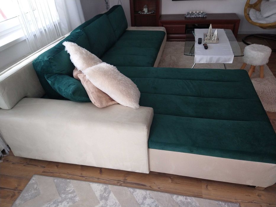 Duża sofa narożnik + meble gratis bardzo dobry stan