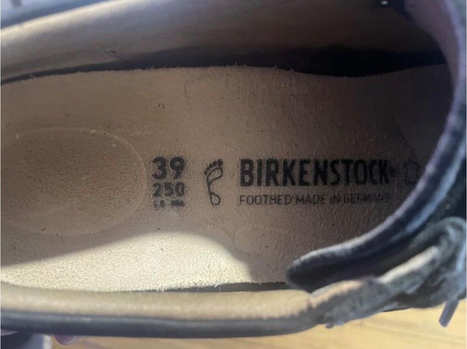 Стильні лофери туфлі Birkenstock з натуральної шкіри оригінал